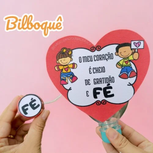 Bilboquê- O meu coração é cheio de gratidão e fé .