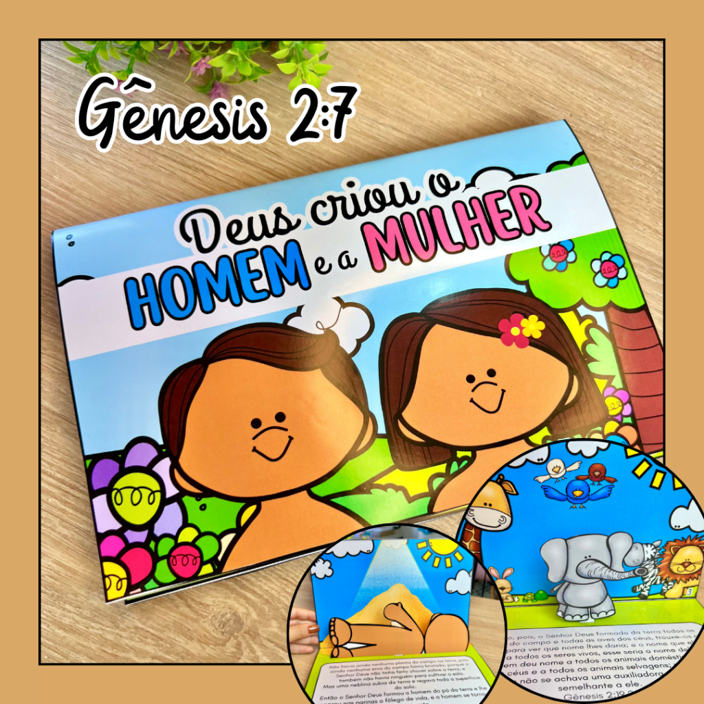 Deus criou o homem e a mulher – Evangelizando uma Criança