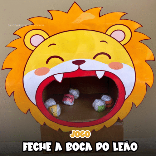 Jogo -  Feche a boca do Leão
