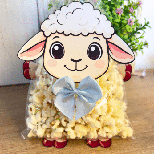 Cordeiro - Lembrancinha pipoca